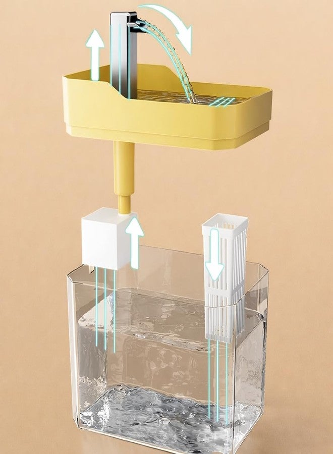2026 Automatic Pet Water Fountain with Faucet Style Dispenser, Transparent Tank, for Cats and Dogs - Image 4