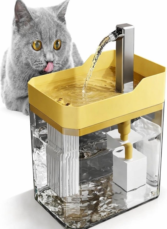 2026 Automatic Pet Water Fountain with Faucet Style Dispenser, Transparent Tank, for Cats and Dogs - Image 2