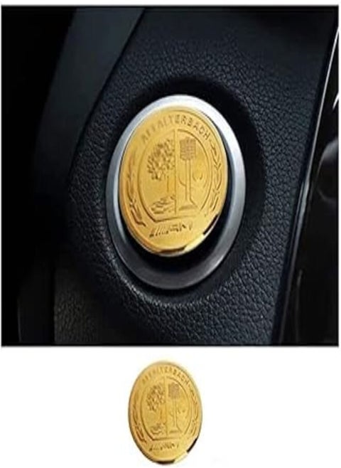 Mercedes GLA 2016 to 2019 Engine Button Switch Cover Accessory - Gold