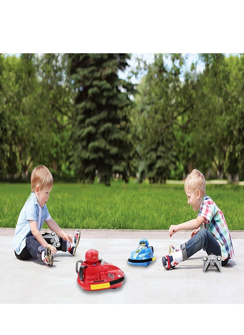 HENGDE - 2pcs Remote Control Car, 2.4GHz Bumper Cars RC Battle Car Toy Set, Ejecting Dodgem Cars with Sound Effects, Music and Lights, RC Play Vehicles, Gift for Kids Boys Girls Children - Image 1