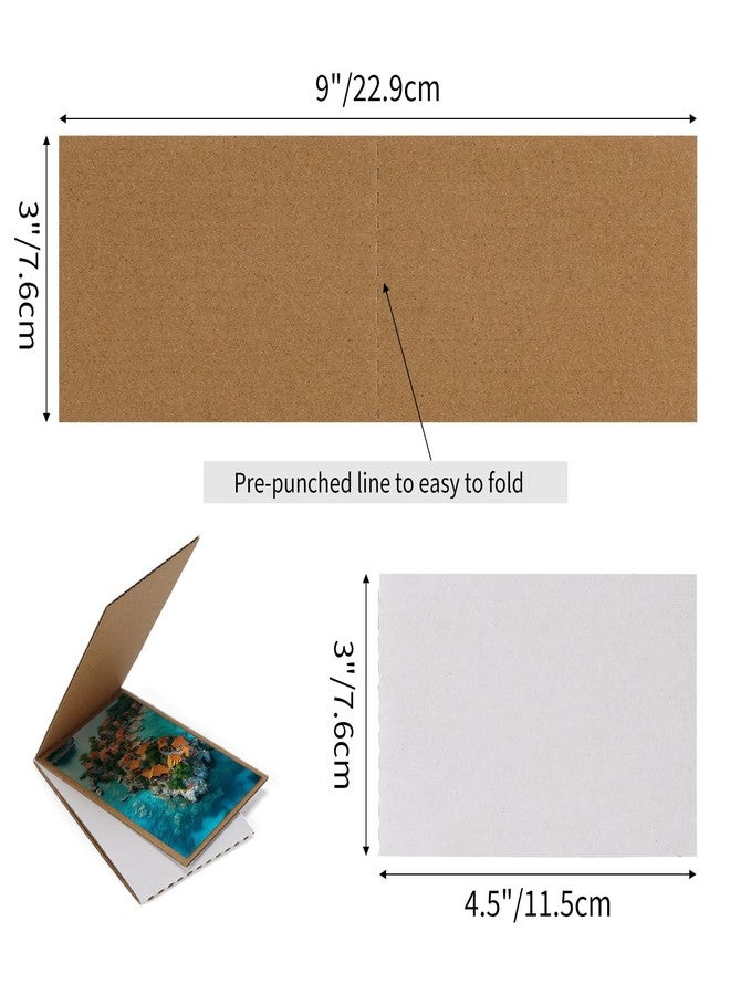 Serwrsw 3x4.5 Card Protector Sleeves Cardboard 100 Pack, White Collectible Trading Sports Card Protective Sleeves for Storage Shipping Shield - Image 2
