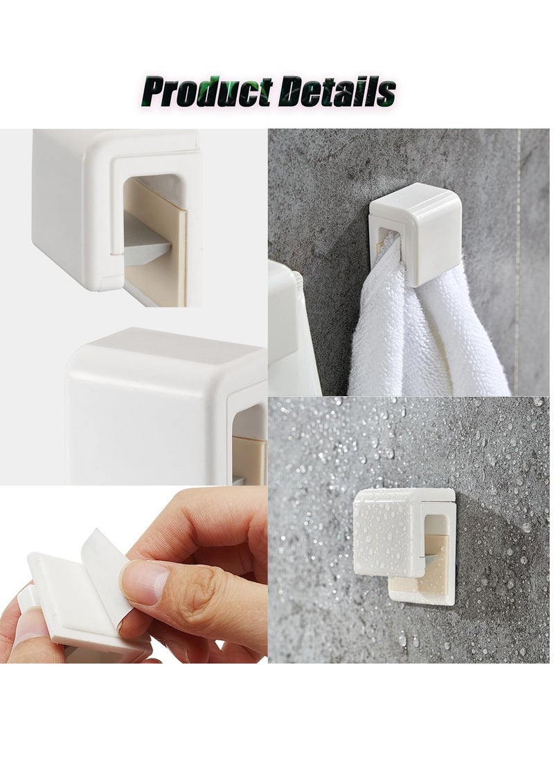 Excefore Shower Curtain Splash Clips, 12 Pcs Self Adhesive Shower Curtain Clips, Self Adhesive Shower Curtain Weight Clip, for Shower Hanging Camper Home Decoration Indoor and Outdoor  - Image 5