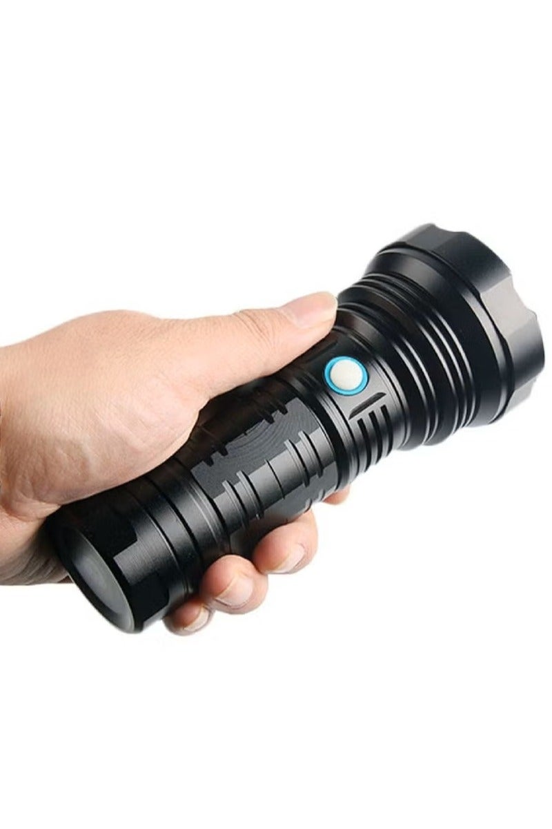 360°Light Rechargeable Tactical Flashlight High Lumens LED Super Bright with 5 Modes Water Resistant Emergency Flashlight. - Image 4