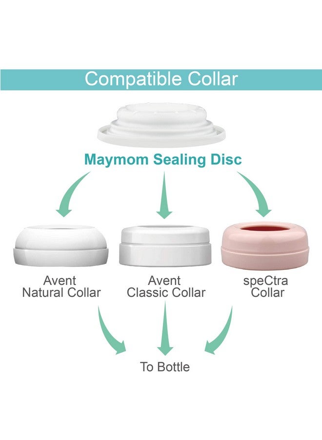 Maymom Brand Bottle Parts Compatible with Philips Avent Natural, Avent PP or Glass Bottles (Sealing Disc) - Image 2