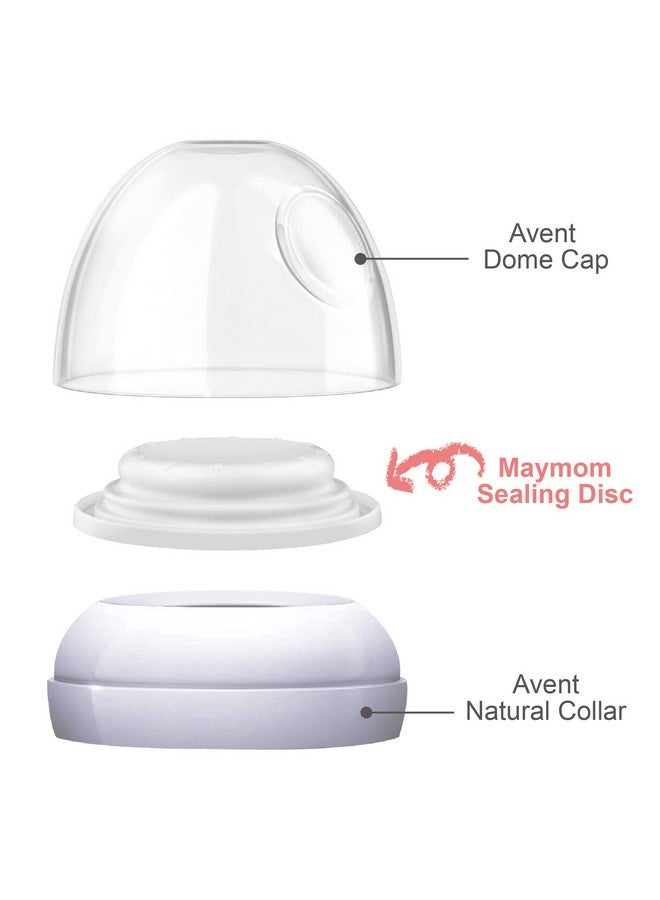 Maymom Brand Bottle Parts Compatible with Philips Avent Natural, Avent PP or Glass Bottles (Sealing Disc) - Image 1