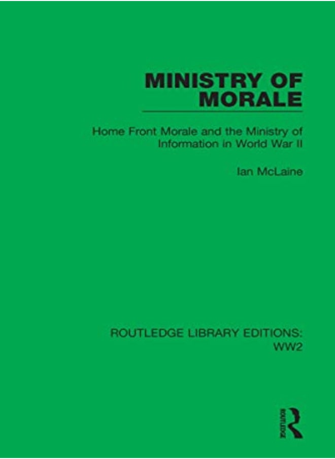 Ministry Of Morale by Ian McLaine Paperback 