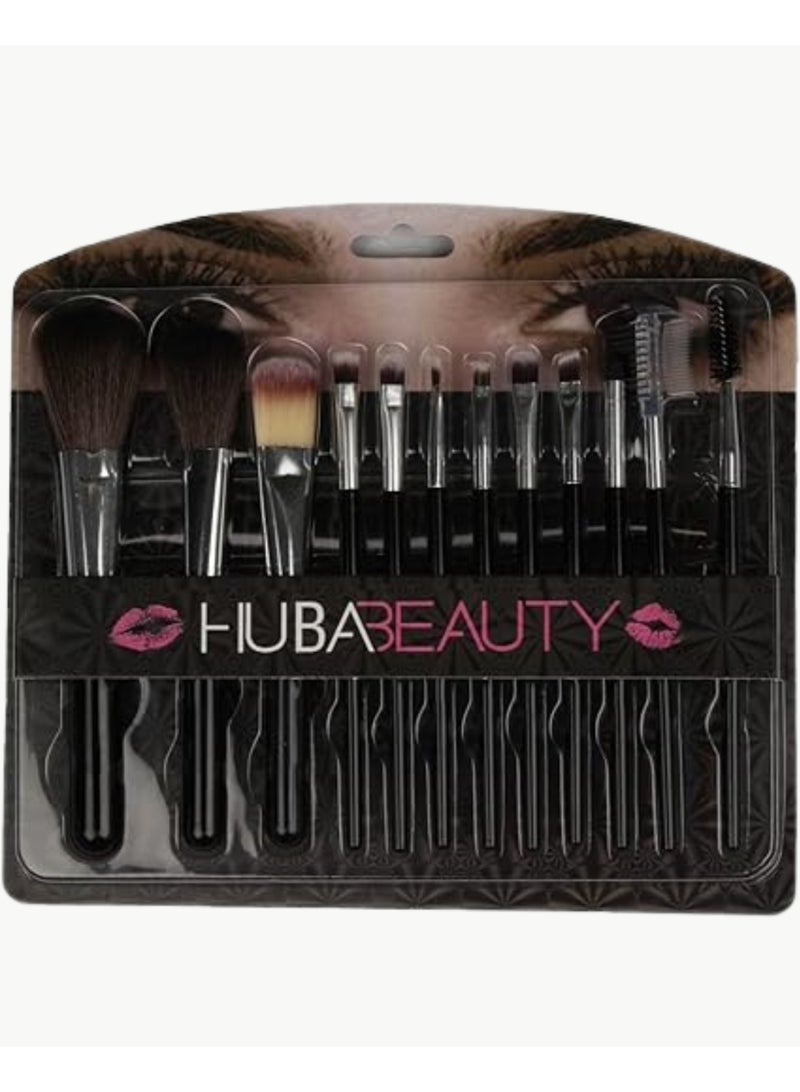 طقم فرش مكياج هدى بيوتي – أدوات احترافية لتطبيق المكياج - Image 1