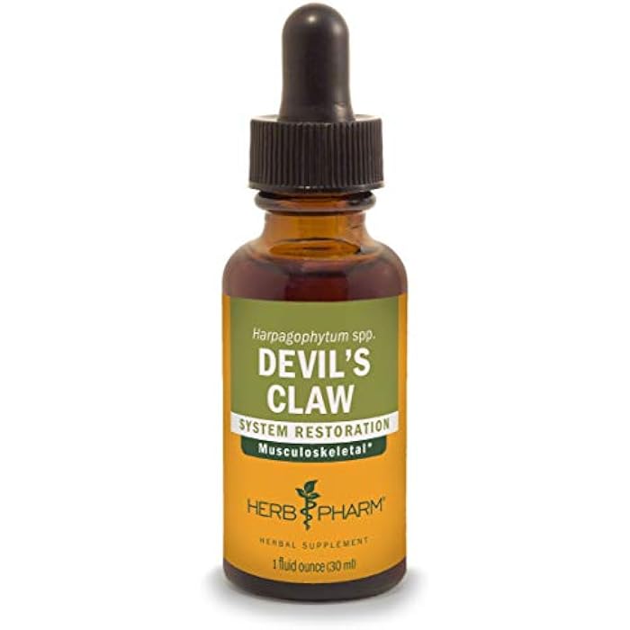 Herb Pharm Devil's Claw Liquid Extract for Musculoskeletal System Support - 1 Ounce (DDCLAW01) - Image 1