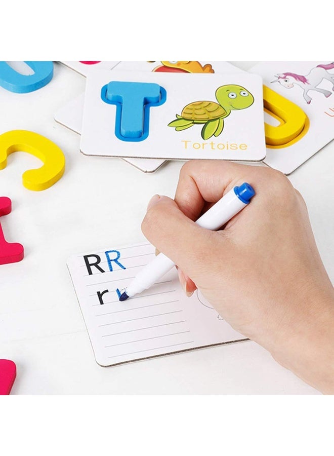 ترينزو لغز مطابقة الحروف مع حيوان لكل حرف – أسلوب مونتيسوري للفصل الدراس - Image 2