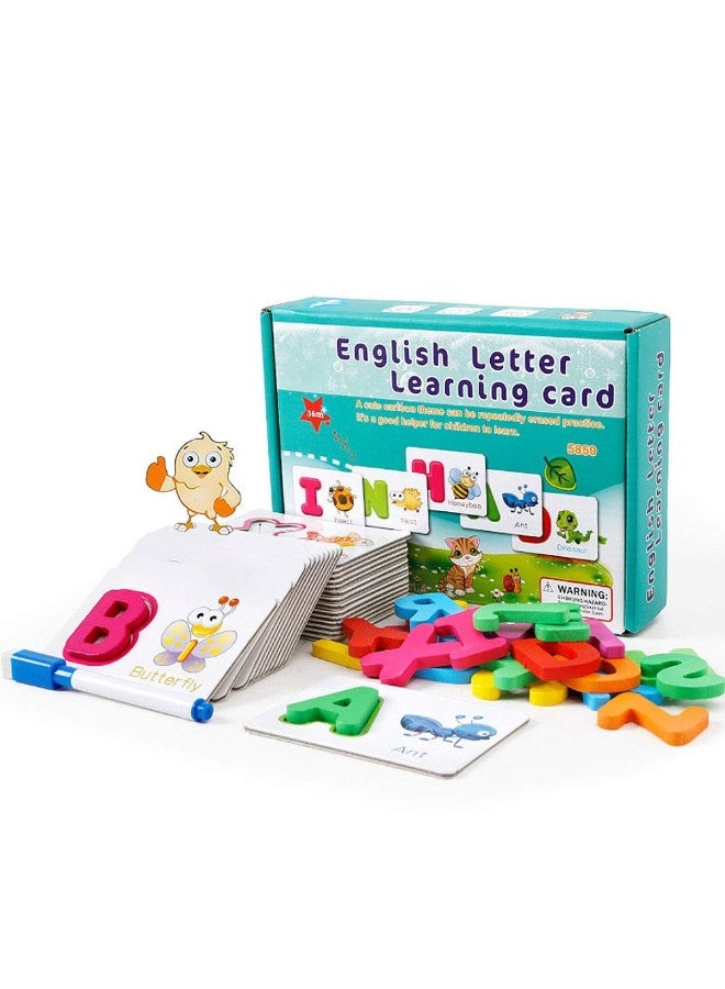 ترينزو لغز مطابقة الحروف مع حيوان لكل حرف – أسلوب مونتيسوري للفصل الدراس - Image 4