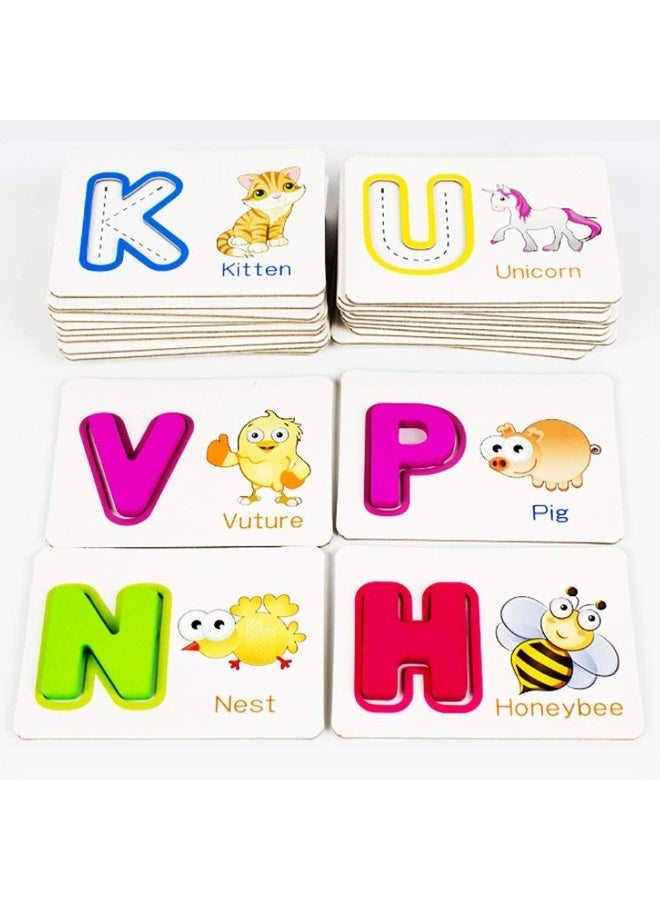 ترينزو لغز مطابقة الحروف مع حيوان لكل حرف – أسلوب مونتيسوري للفصل الدراس - Image 5