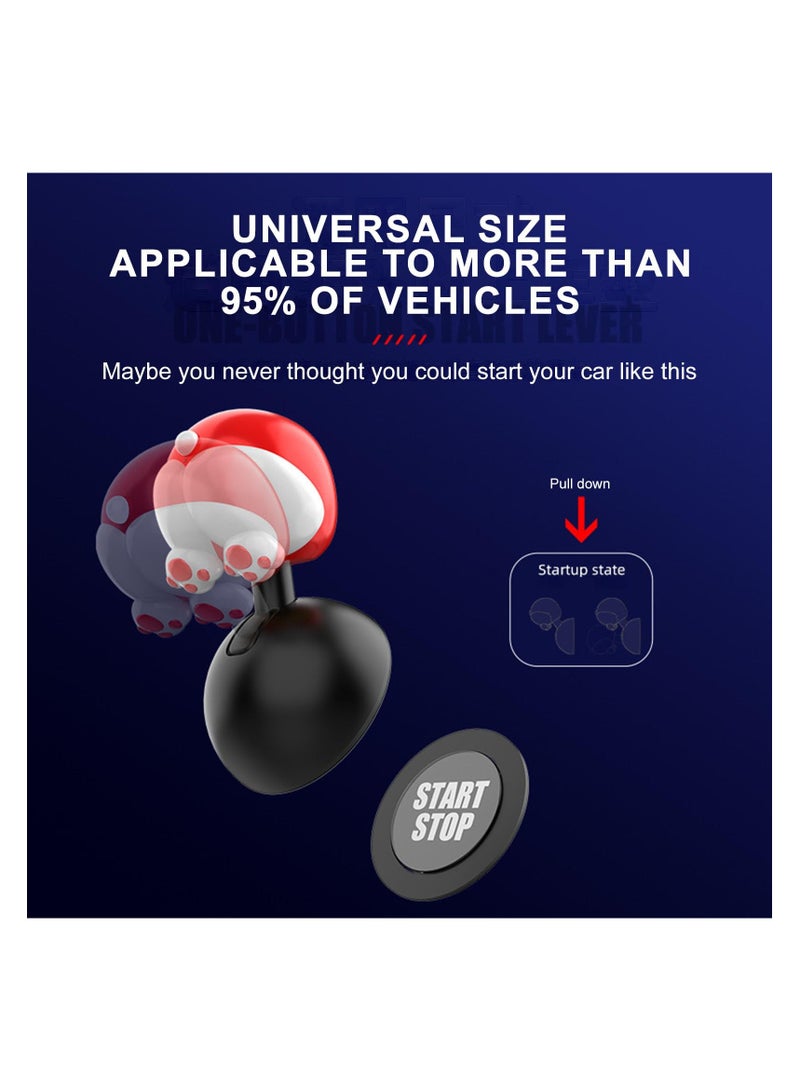 Car Push to Start Button Cover, Funny Engine Start Button Cover, Car Engine Start Stop Button Joystick, Push Start Button Cover, One-touch Start Button Starter Cover Accessories, Gift for Driver - Image 3