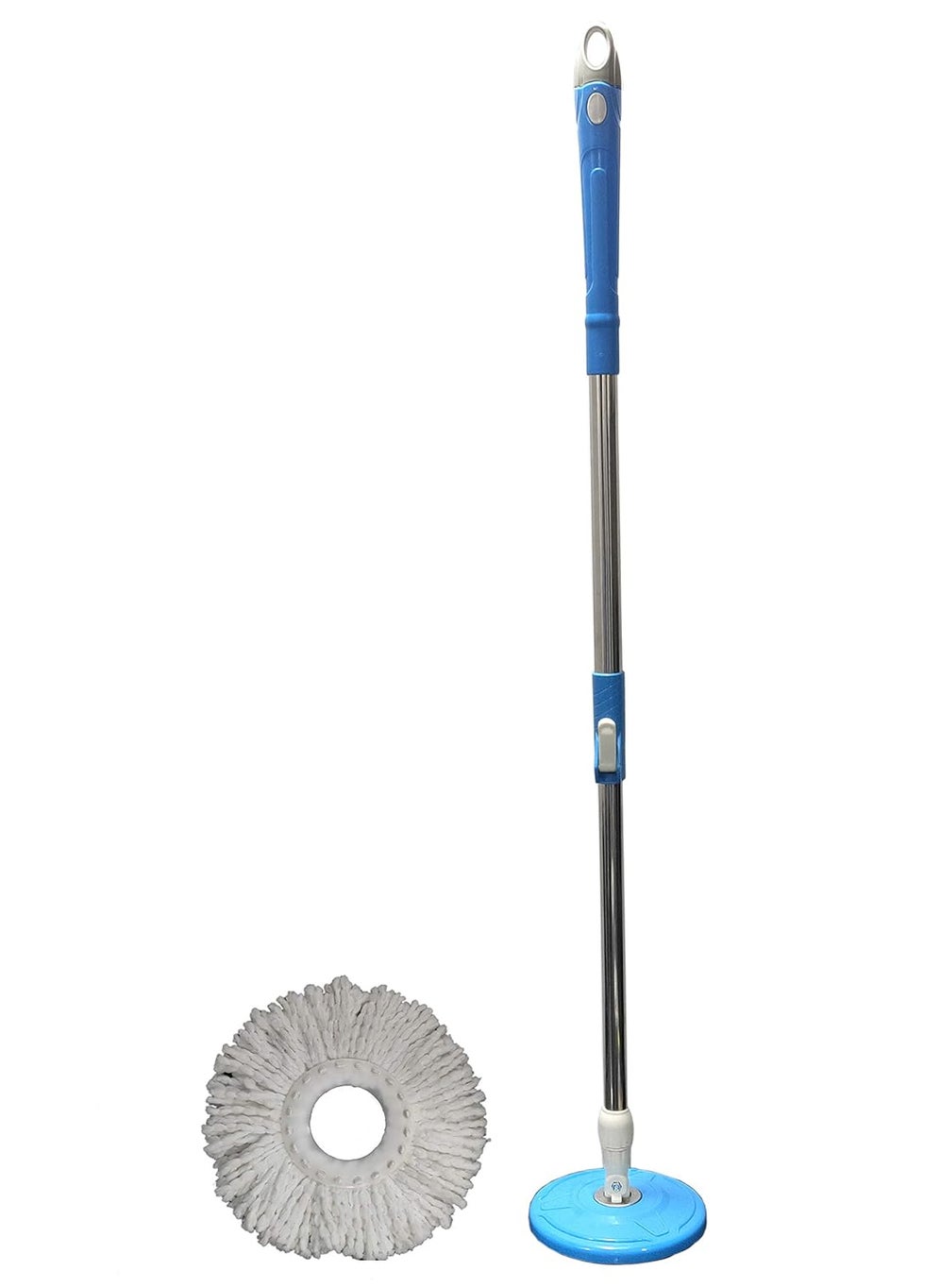 Whitecloud TRANSFORMING HOMES Whitecloud Transforming Homes 360 Spin Mop Stick with 1 Microfiber Head Color Blue  - Image 1