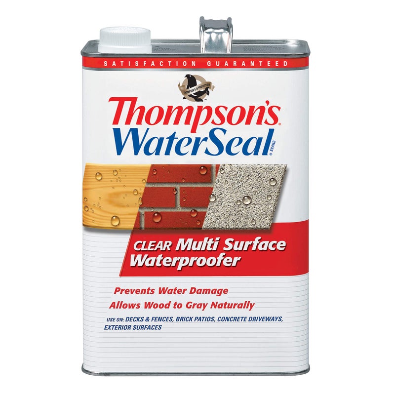 Thompson's Thompsonâ€™s WaterSeal Multi-Surface Waterproofer Stain, Clear, 1 Gallon - Image 1