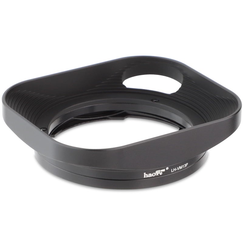 Haoge Square Metal Lens Hood for Voigtlander 35mm F2.0 35mm F1.5 28mm F2.0 Type I & II Ultron Aspherical Vintage Line VM Mount Lens LH-VM13P Bayonet Design Replace LH-12 LH-4N - Image 2