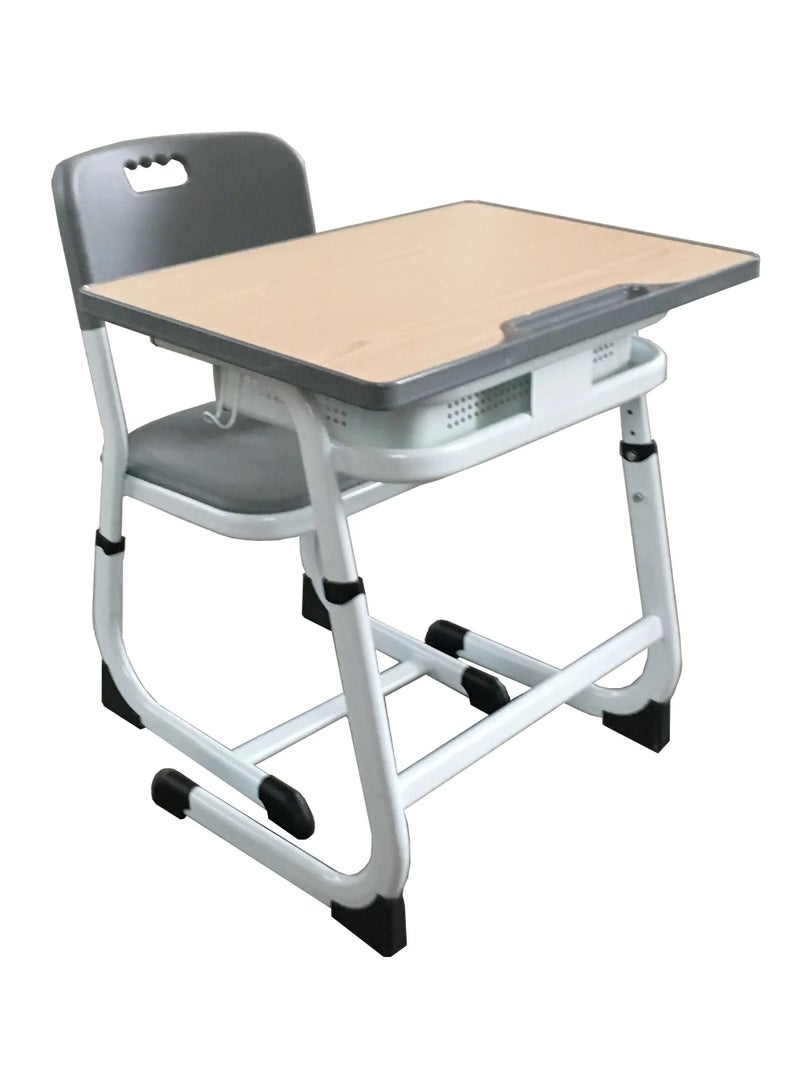 DubaiGallery Children's Desks Kids Desk And Chair Set Children's Study Table And Chair Set 3-15 Years Old Multifunctional Study Table,5 Levels Of Adjustable Table Height,In Line With EU Standards - Image 4