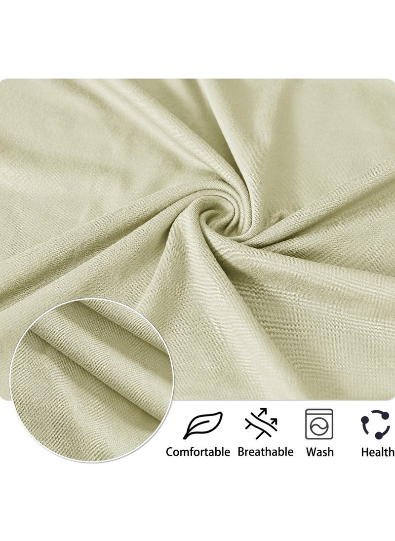 DUNISO Gaming Chair Covers Stretch Washable Computer Chair Slipcovers for Armchair, Swivel Chair, Reclining Racing Gaming Chair,Computer boss Chair ( Beige)  - Image 4