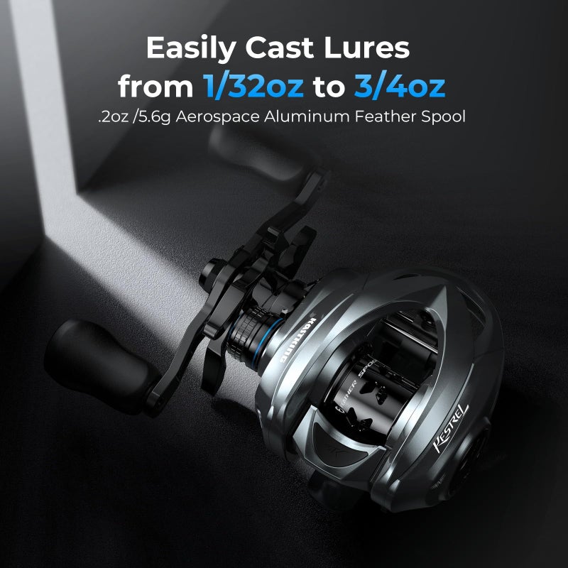 KastKing Kestrel Baitcasting Fishing Reel,7.5:1,Right Handed - Image 3