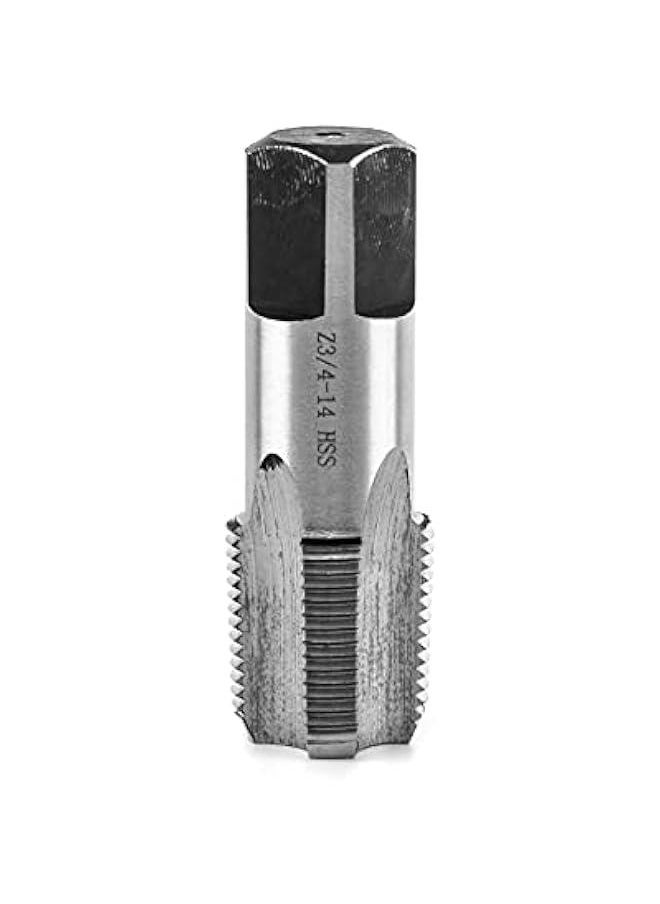Arabest 3/4-14 NPT Pipe Tap, Carbon Steel, for Clean and Re-thread Damaged or Jam Pipe Threads  - Image 2