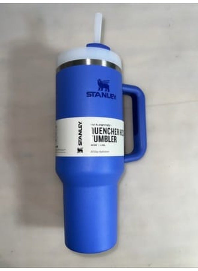 ستانلي كوب ستانلي كوينشر H2.0 FlowState من الفولاذ المقاوم للصدأ معزول بالفراغ مع غطاء وقش للمياه والشاي المثلج أو القهوة (أوركيد ناعم غير لامع، 40 أونصة) - Image 5