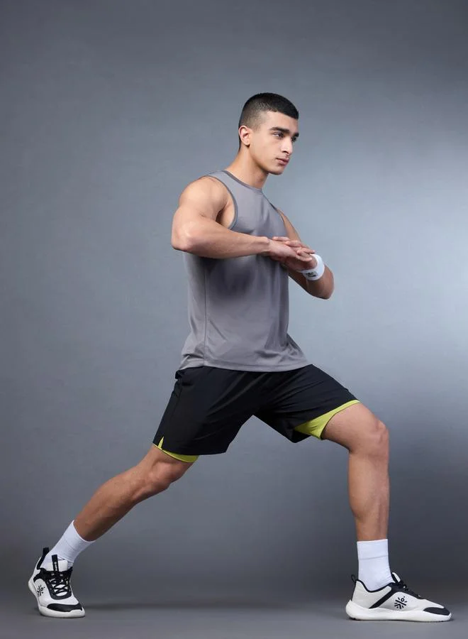 Cult Men Black Run Elevate Shorts