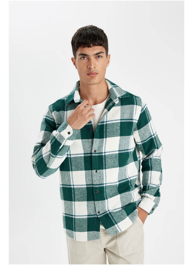 Man Woven Regular Fit Polo Neck Long Sleeve Shirt - pzsku/ZB79DFC358E104A1A5442Z/45/_/1723972082/a373fd1b-e274-4b60-b59e-f9e258b231a0