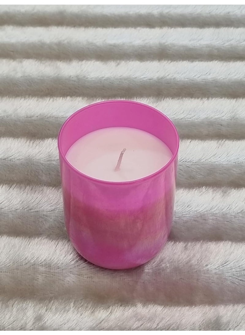 JASN HUT JASN HUT Scented Candle for Home DecorAromatherapy Candles100 Natural Soy Wax Glass Candle Each 230 Gm Wax35 Hrs Burning Lotus Pack of 1  - Image 4