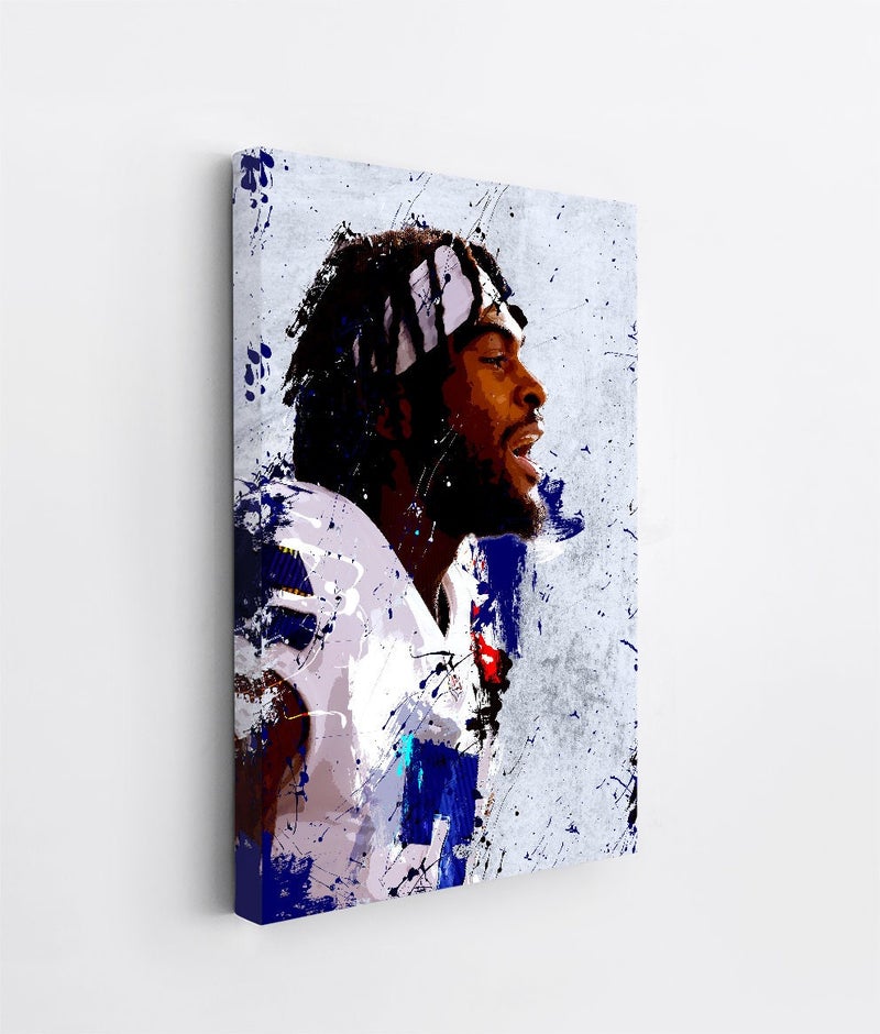 TNESSENTIAL Trevon Diggs Poster Dallas Cowboys Framed Canvas Print Football Wall Art Print NFL Artwork Home Decor D107 Birthday Gift - Image 3