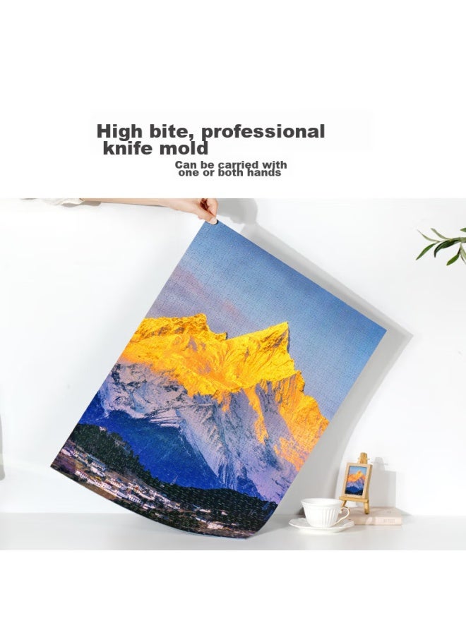 Toi Huiyichao Puzzle Photography 1000 Pieces, Stress-relieving High-difficulty Toy, Birthday Gift, Risho Jinsan 1000 Pieces - Image 3