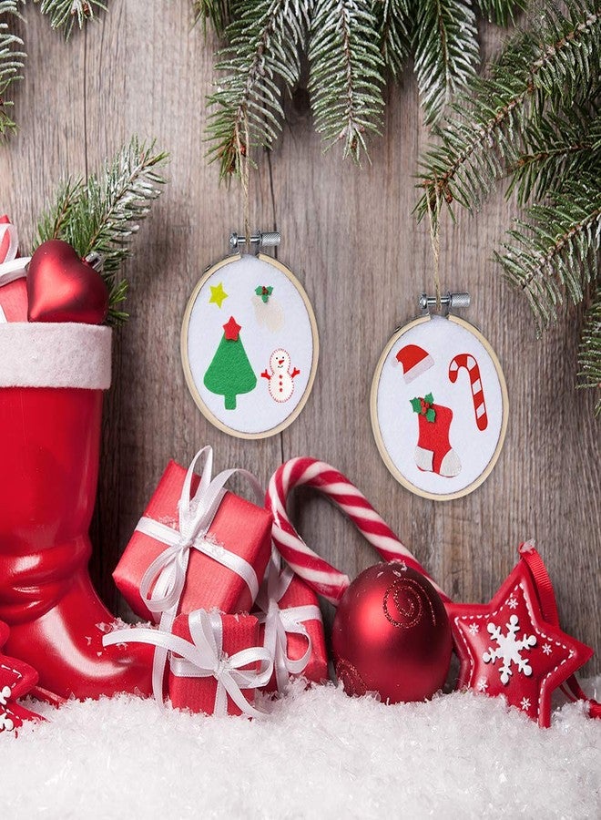 Caydo كايدو 24 قطعة حلقات تطريز 3 بوصة، حلقات تطريز من الخيزران بالجملة للتطريز والتطريز المتقاطع - Image 4