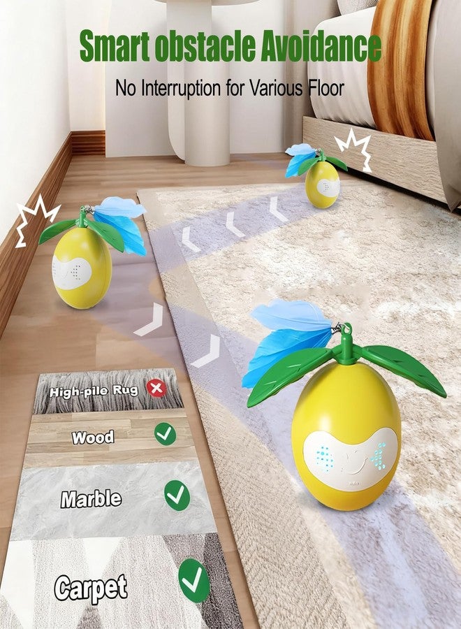 TVM Interactive Cat Toy for Indoor Cats, Automatic Moving Ball Toy Suitable for Indoor Adult Cats and Kittens Suitable for All Cat Breeds Fast Rolling Motion Sensor Light-up Effect - Image 4