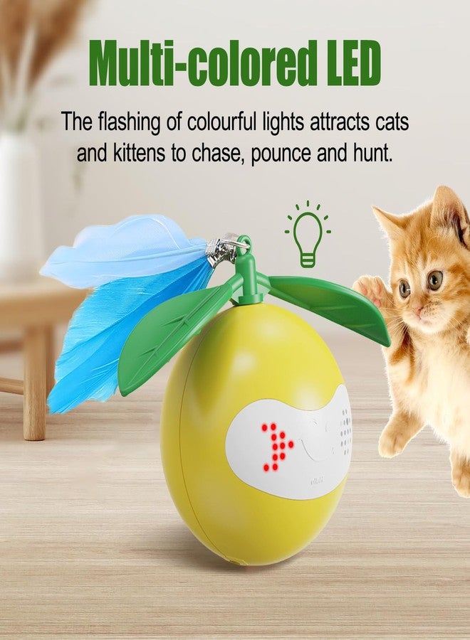 TVM Interactive Cat Toy for Indoor Cats, Automatic Moving Ball Toy Suitable for Indoor Adult Cats and Kittens Suitable for All Cat Breeds Fast Rolling Motion Sensor Light-up Effect - Image 3