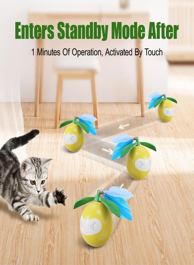 TVM Interactive Cat Toy for Indoor Cats, Automatic Moving Ball Toy Suitable for Indoor Adult Cats and Kittens Suitable for All Cat Breeds Fast Rolling Motion Sensor Light-up Effect - Image 2