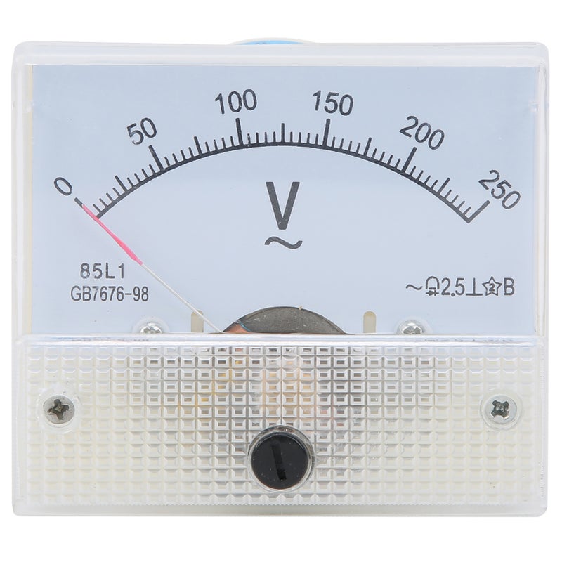 85L1 AC 0250V HighAccuracy Pointer Voltmeter Voltage Meter Mounted Voltage Measuring Instrument - Image 1