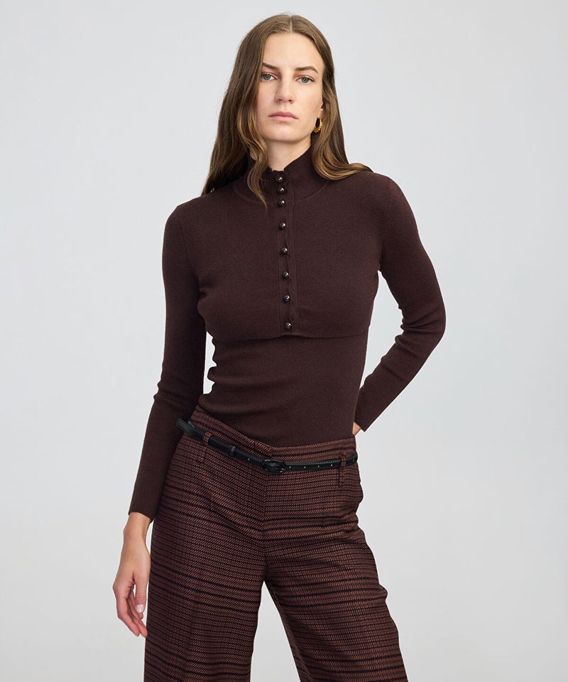 Ipekyol Layered-Effect Knit Top - Image 1