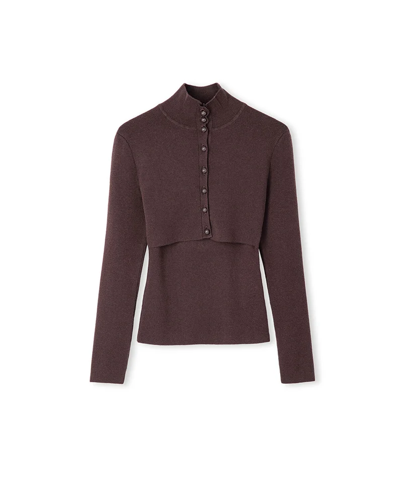 Ipekyol  Layered-Effect Knit Top for Women | Best Price UAE