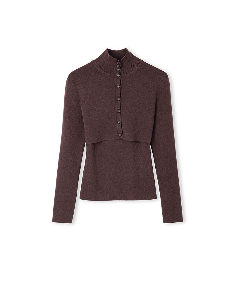 Ipekyol Layered-Effect Knit Top - Image 5