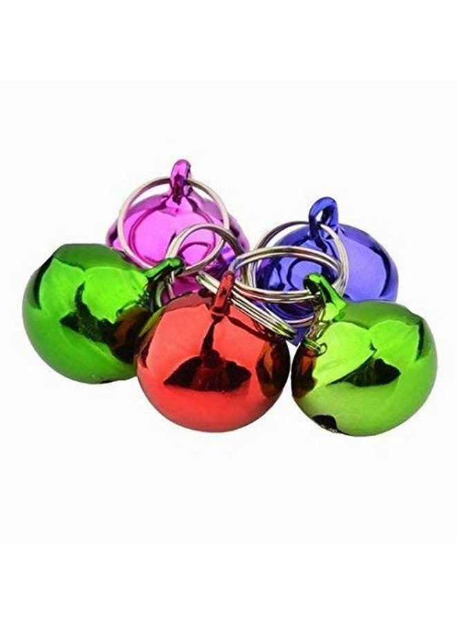 Collar Bells Charm For Dog, Cat, Puppies & Kittens (Multicolour) - Set Of 4 - Image 2