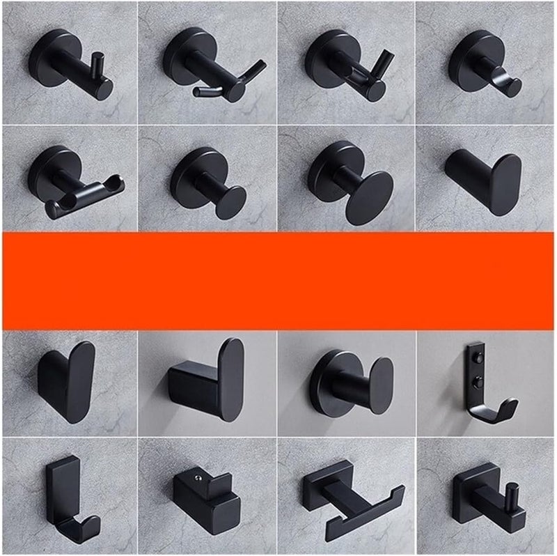 Stainless Steel Wall Mounted Coat Hook Towel Rack Bathroom Kitchen Hardware Color P - Image 4