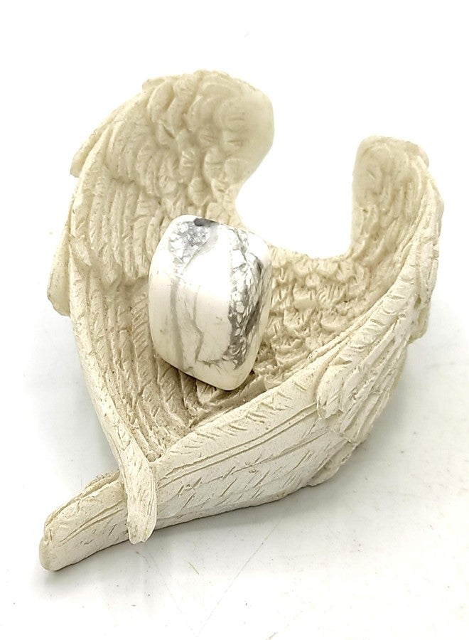 Plus Value Howlite Pocket Stone for Stress Relief, Calm Anger, Dreaming (1pc, Jute Bag) - Image 4