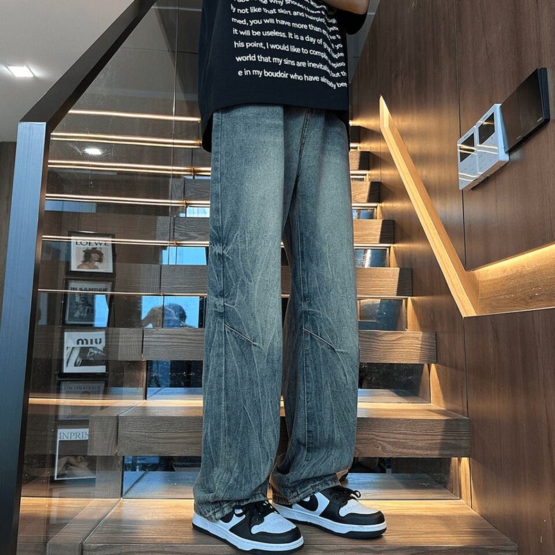 Unisex Casual Daily Denim Jeans - Image 3
