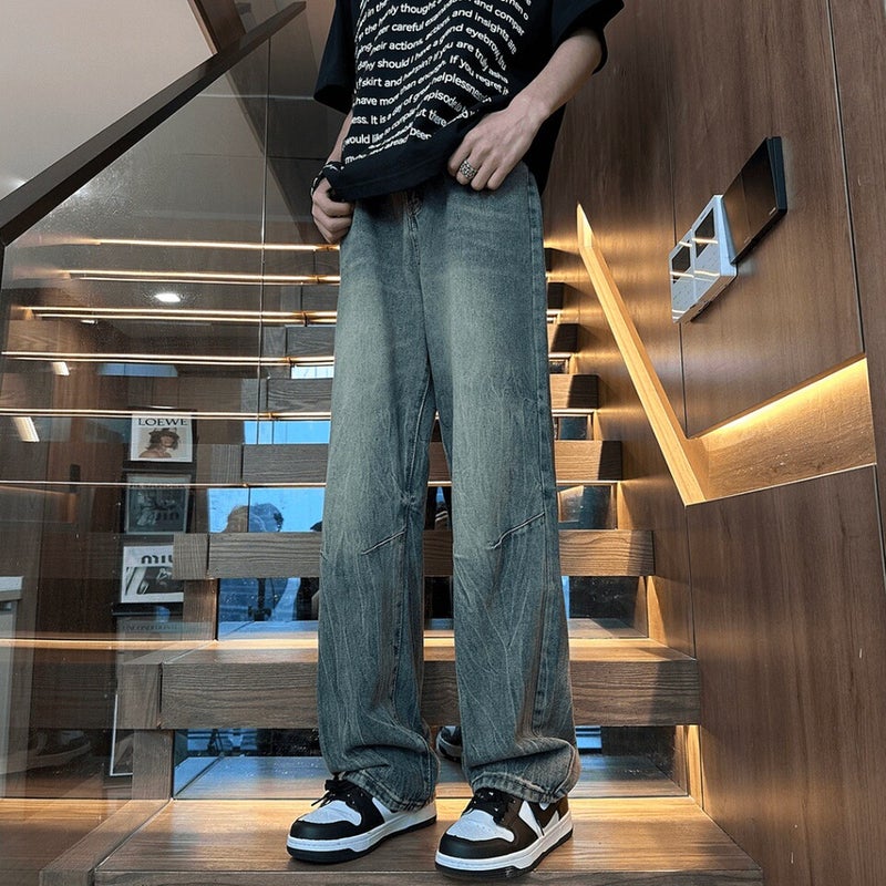 Unisex Casual Daily Denim Jeans - Image 1