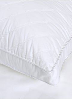 Master Home Textile Cotton Embroidery Bedding Pillow for Sleeping, Fluffy Down Alternative Filling Breathable Pillow (Cotton Embroidery)  - Image 2