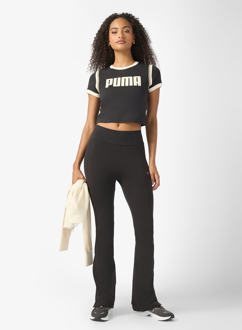 PUMA Her High-Waist Flared Leggings - Image 4