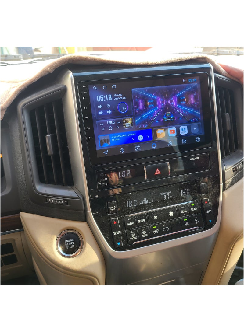 Generic Advanced Android Radio for Toyota Land Cruiser GXR 2016-2021  – 2Year Warranty, 4GB RAM, 32GB Storage, Apple CarPlay & Android Auto, Free Night Vision Camera & Navigation  - Image 2