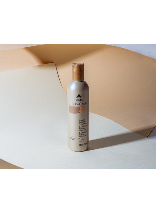KeraCare Moisturizing Conditioner for Color Treated Hair 8 oz - Patented Fiber Strengthening Complex - Minimizes Color Fading - Protects Hair from Thermal & UV Damage - Image 2