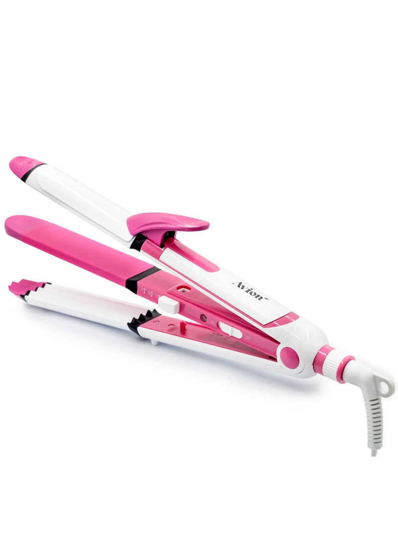 Avion 3 In 1 Hair Styler | Hair Curler | Crimper | Straightener | Handle Lock Function | Maximum Temperature 200 ⁰C | 45 Seconds Quick Heatup  - Image 2