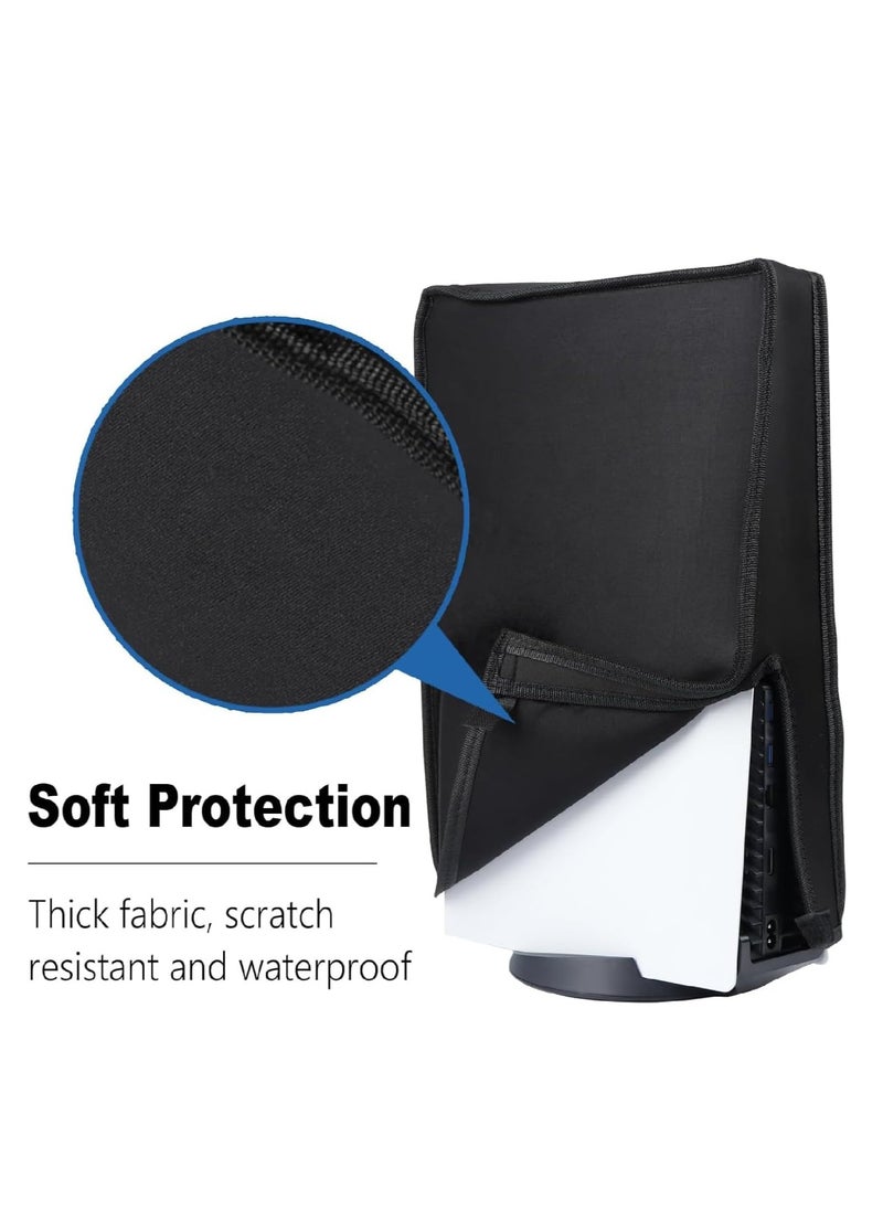TYCOM Dust cover Bag For PS5 Slim Shockproof Hard Shell Bag Luxury Waterproof Shoulder Bag For Playstation 5 Slim Console and Accessories Organizer Cover Black.  - Image 5