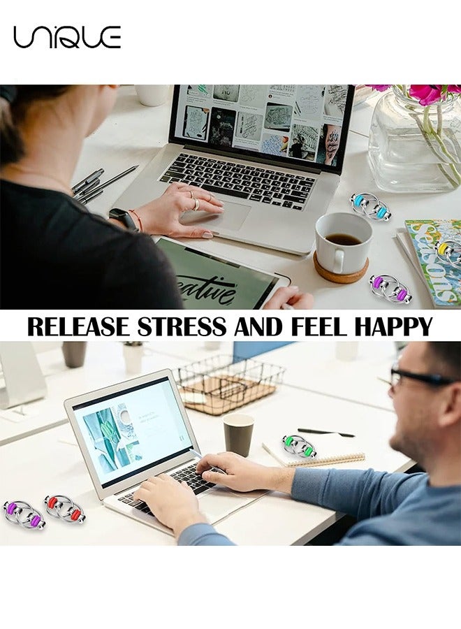 Unique 5Pcs Fidget Bike Chain Flippy Chain Toys for ADHD Stress Relief Finger Toys Fidget Flippy Key Chains for Adults and Teens - Image 5