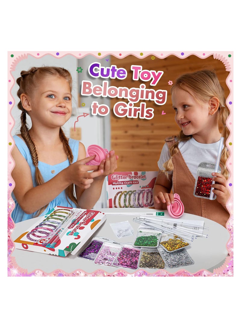 SYOSI أطقم صنع أساور الصداقة للبنات هدايا للبنات من 6 7 8 9 10 سنوات | طقم حرفي للبنات من 5-12 سنة | أطقم صنع المجوهرات كهدية عيد ميلاد للبنات - Image 2